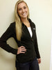 Black Zip Cardigan - Ladies image