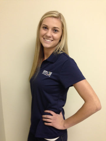 Navy Blue Ladies's Polo - Adidas